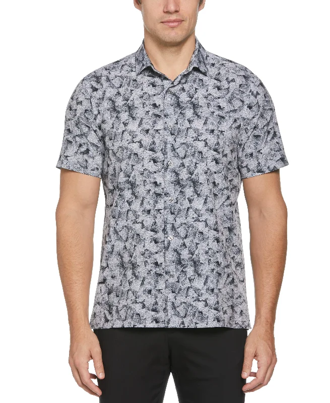 Total Stretch Stamp Brush Shirt Masculine Men's 