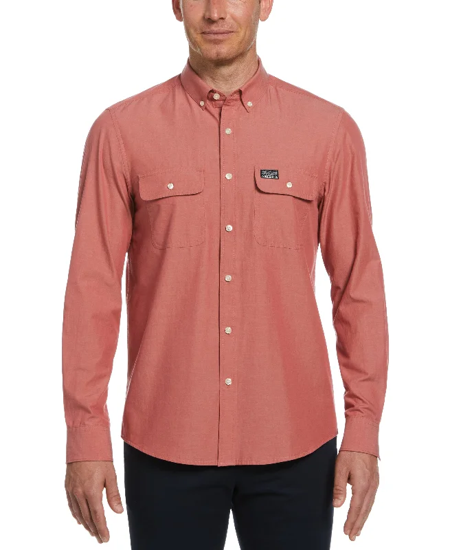 Cotton Washed Oxford Shirt Organic