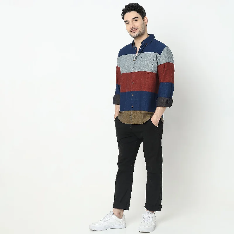 Regular Fit Striped Shirt Vacation