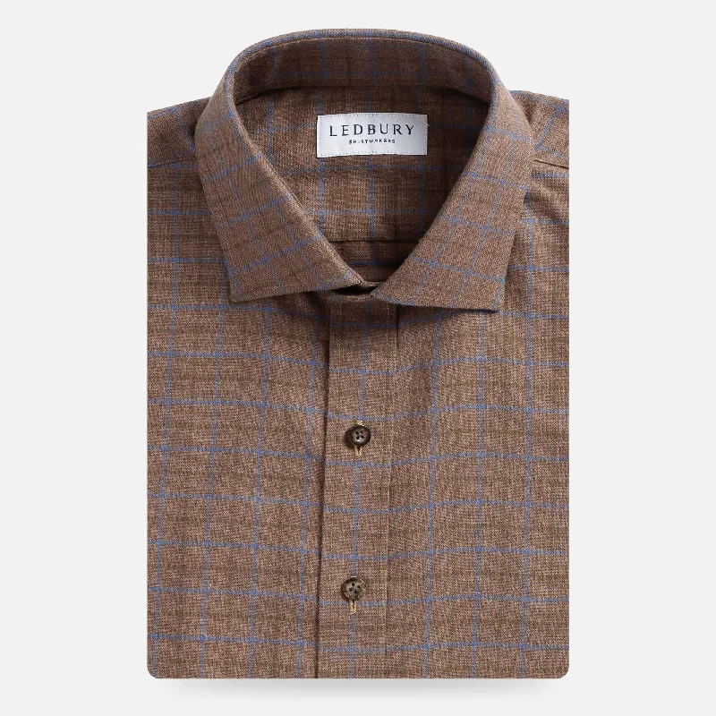 The Mink Marlowe Brushed Twill Custom Shirt Tailored