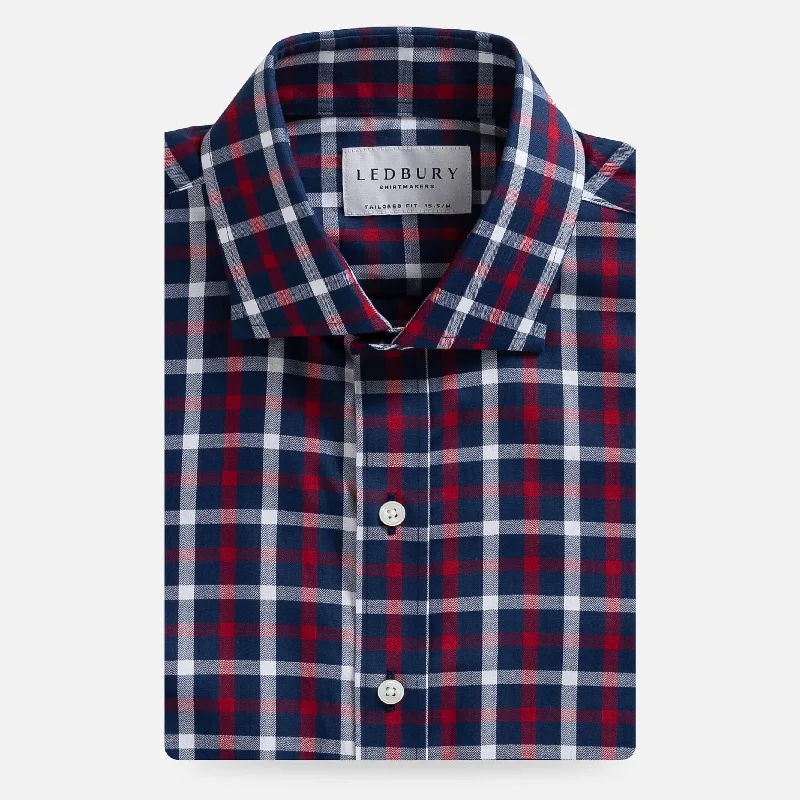 The Red Miller Check Casual Shirt Trendy Men's Oversized