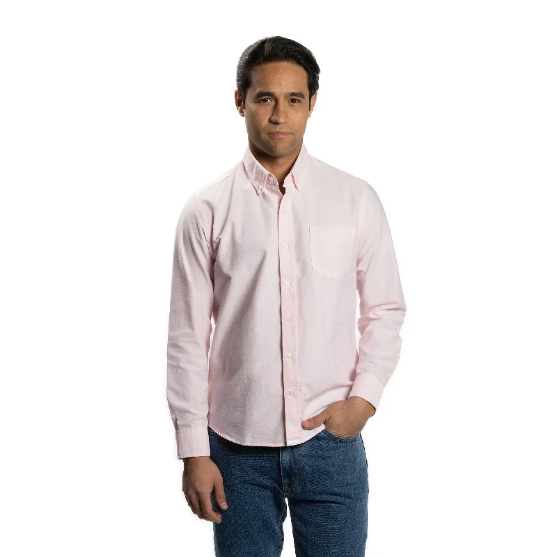 Weekend Oxford Standard Fit - Pink Monochromatic Office Style