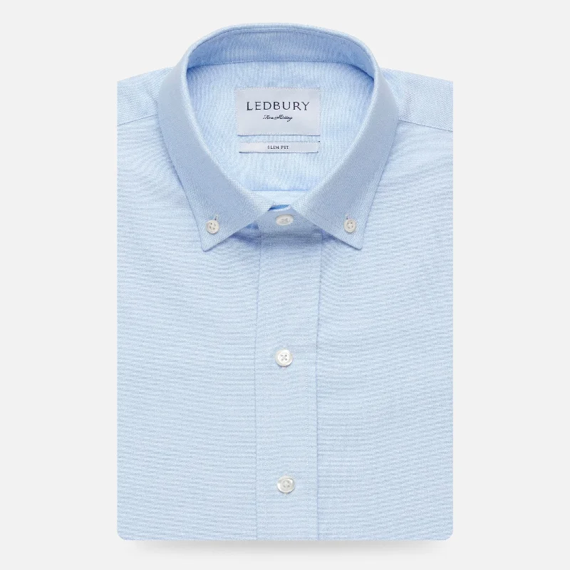 The Light Blue Mayfield Oxford Custom Shirt Artistic Men's Hand