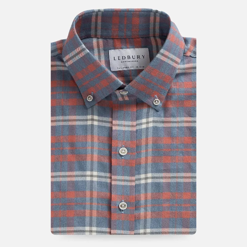 The Guava Hartford Stretch Plaid Casual Shirt Sporty Men's Tennis