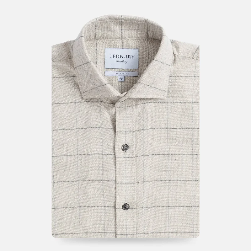 The Oatmeal Gossett Flannel Custom Shirt Earthy Men's Hemp