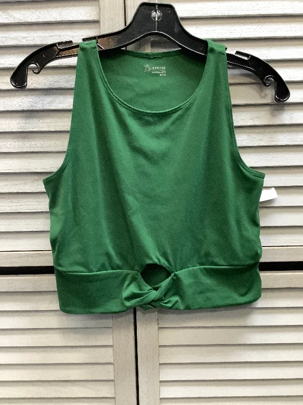 Athletic Tank Top By Aerie In Green, Size: Xl Sharp Men's Italian