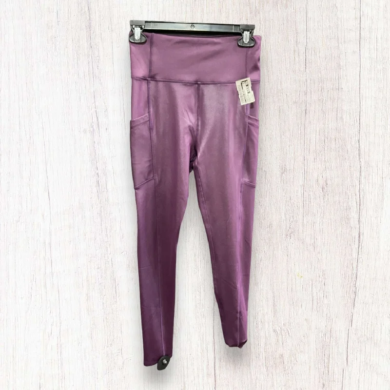 Purple Athletic Leggings Clothes Mentor, Size S Bold Men's Statement