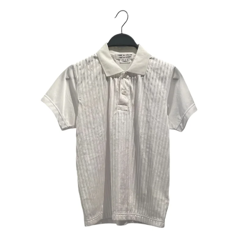 COMME des GARCONS COMME des GARCONS/SS Blouse/SS/White/Polyester/RS-T003 Refined Men's Hand