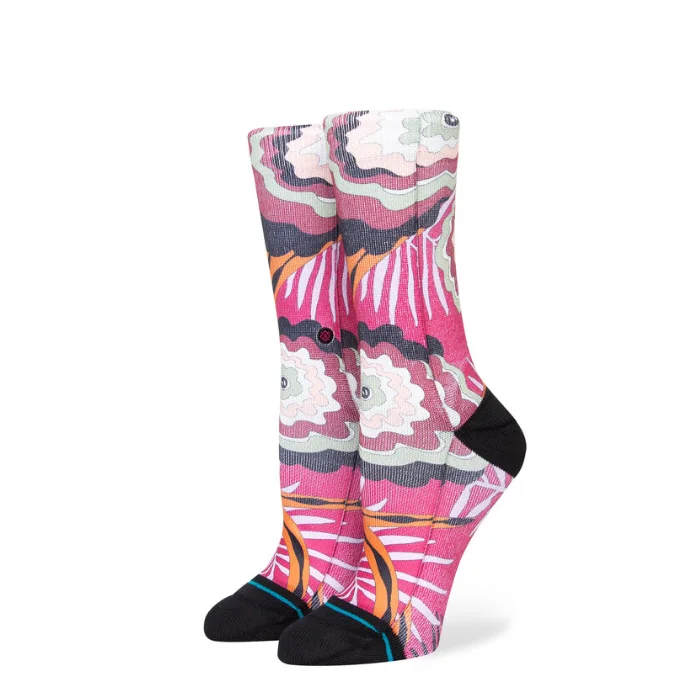 Stance Unwind Poly Crew Socks - Magenta Casual Men's Short