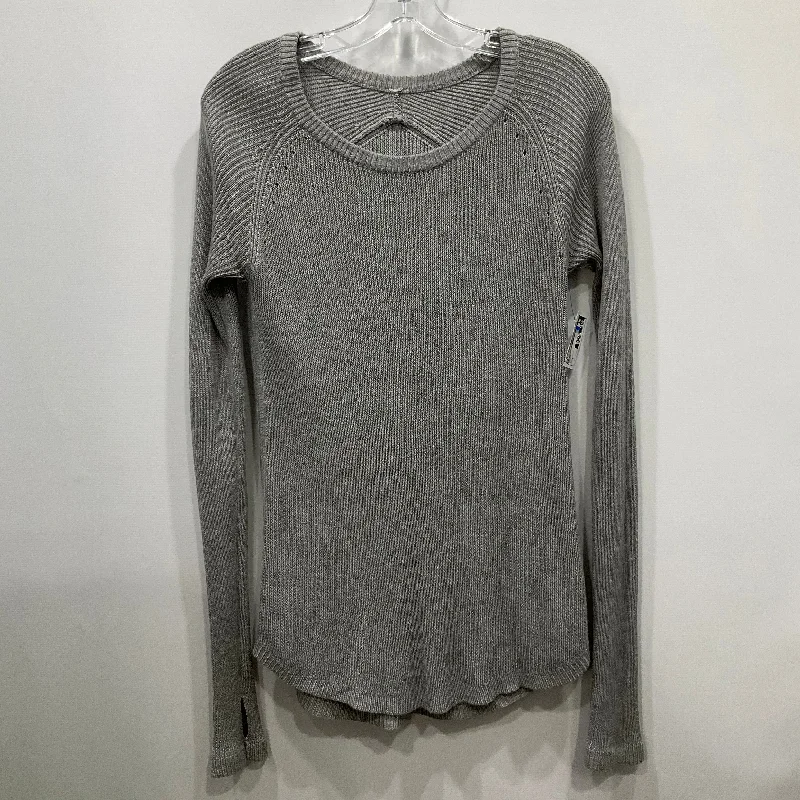 Sweater By Lululemon In Grey, Size: 4 Classic Men's Pin