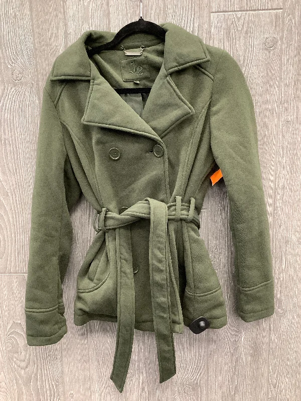 Coat Peacoat By Clothes Mentor In Green, Size: L Tough Men's Military