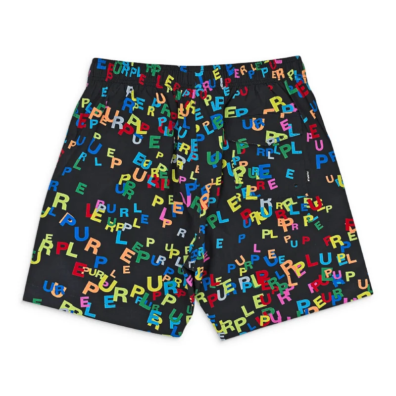 POLYESTER ALL ROUND SHORT Multi SHORTS Luxurious Men's High