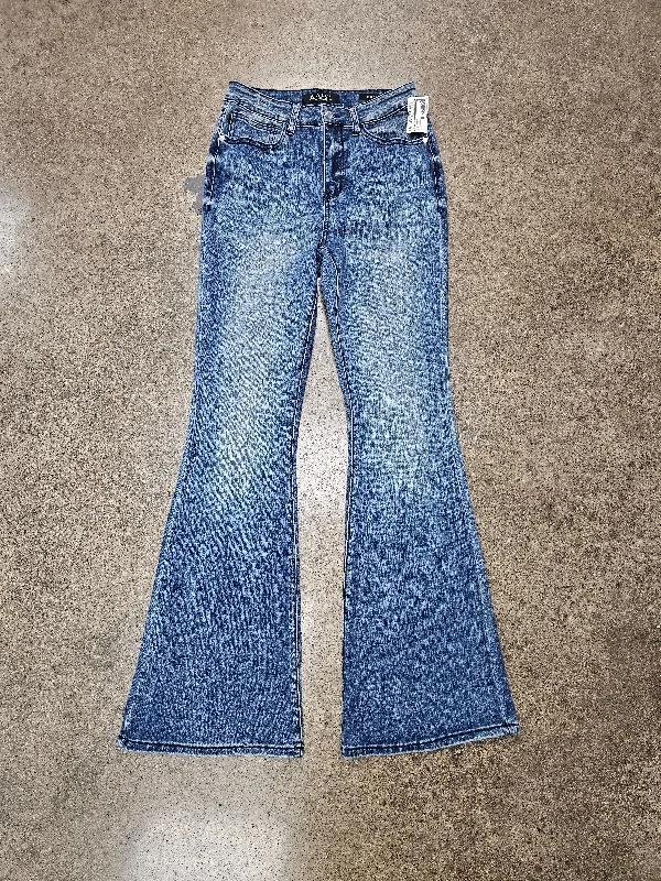 Jeans Flared By Judy Blue In Blue Denim, Size:6 Organic