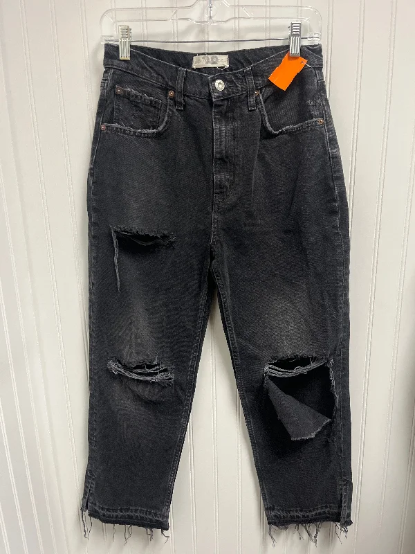 Jeans Boyfriend By We The Free In Black, Size: 6 Laid