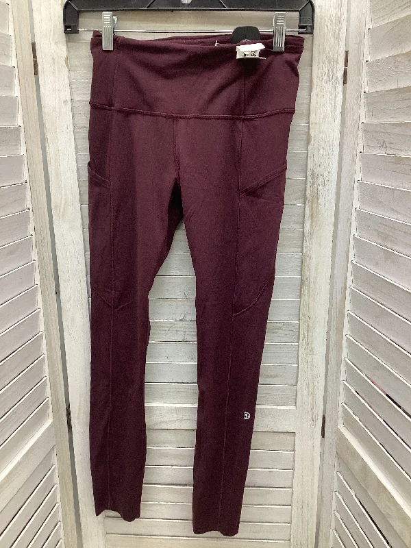 Red Athletic Leggings Lululemon, Size 4 Classic Men's Pin