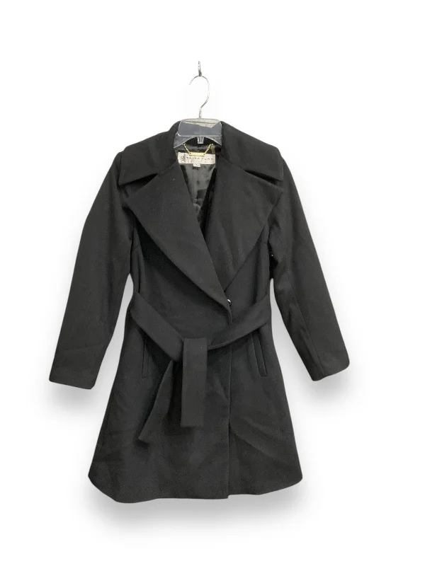 Coat Peacoat By Trina Turk In Black, Size: 2 Confident Men's High