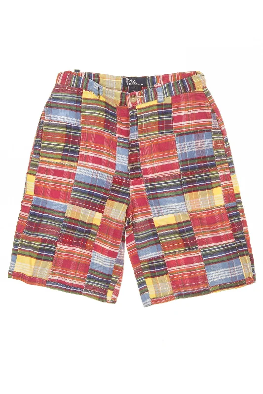 Polo By Ralph Lauren - Multicolor Plaid Shorts - 7 Athletic Men's High