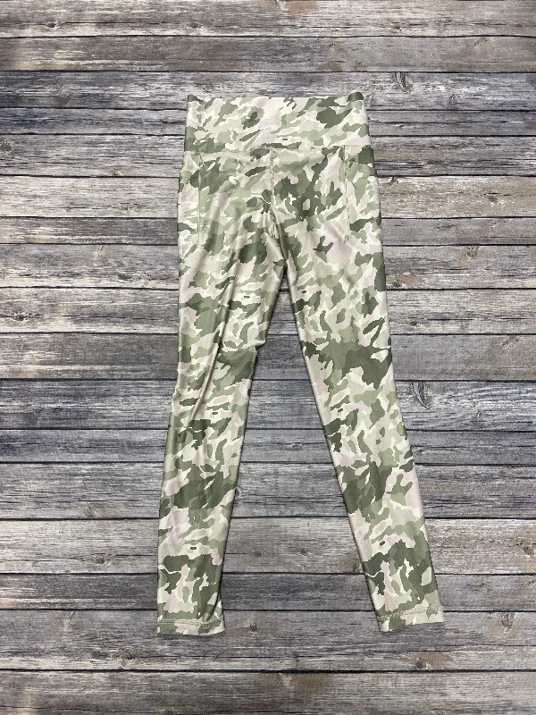 Camouflage Print Athletic Leggings Athleta, Size S Cclassic Men's Tweed