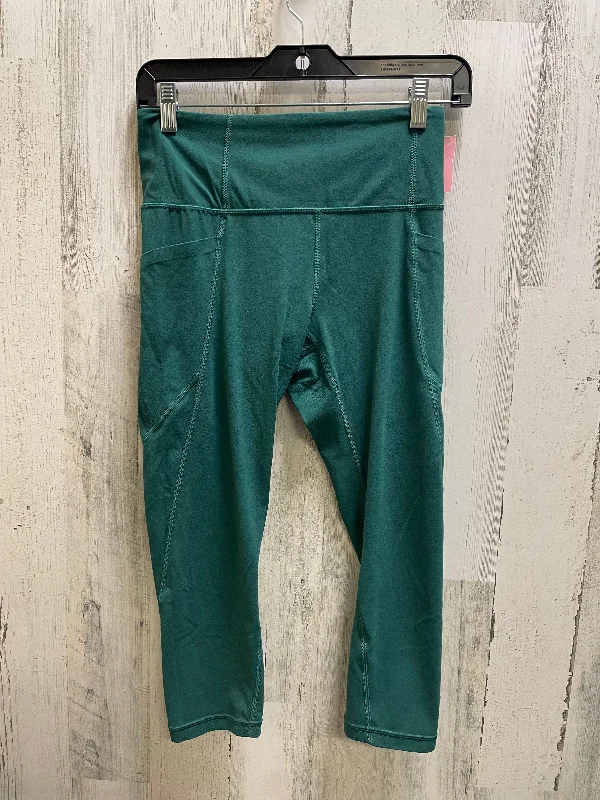 Green Athletic Leggings Athleta, Size S Hip Men's Retro