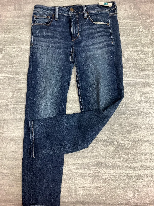 Jeans Straight By American Eagle In Blue, Size: 8 Unique Men's Upcycled