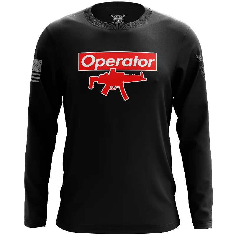 Supreme Operator Long Sleeve Shirt Unique Men's Upcycled