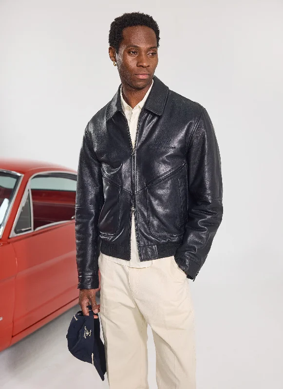 Raceway Bomber | Percival x Ford | Black Refined Men's Hand