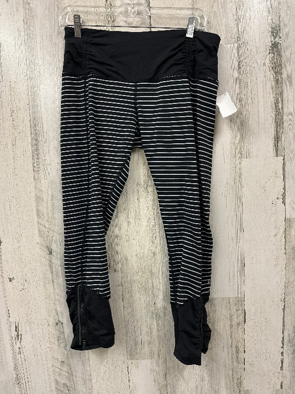 Black Athletic Leggings Lululemon, Size 8 Trendy Men's Scandinavian