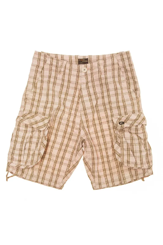 Energie - Plaid Cargo Shorts - Youthful Men's Anime