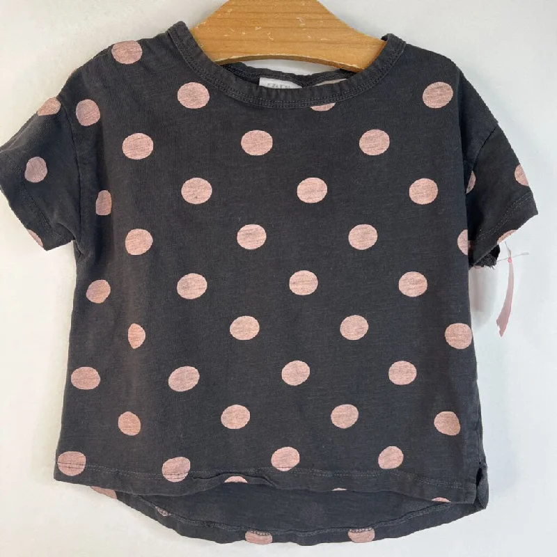 Size 12-18m: Zara Black/Pink Polka Dots T-Shirt Vintage Men's 1970S Disco