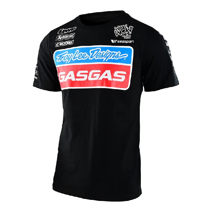 Short Sleeve Tee TLD GasGas Team Black Dynamic Men's Moto