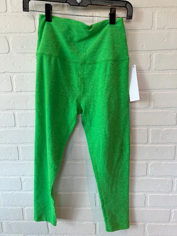 Green Athletic Leggings Beyond Yoga, Size 8 Bold Men's Animal