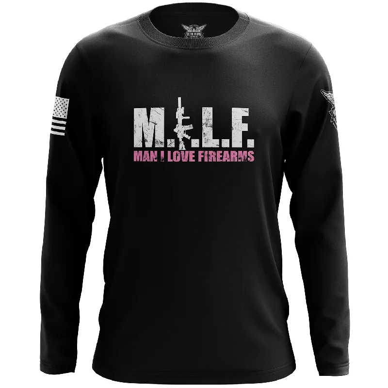 M.I.L.F. V2 Long Sleeve Shirt Sporty Men's Tennis