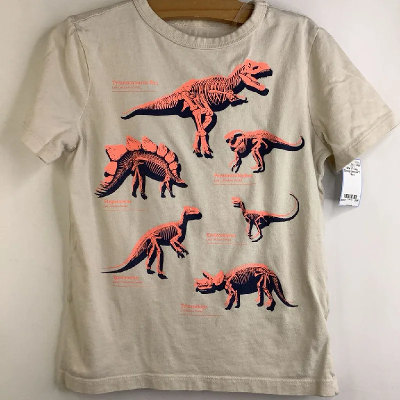 Size 6-7: Gap Creme Dinosaur T-Shirt Casual Men's Short