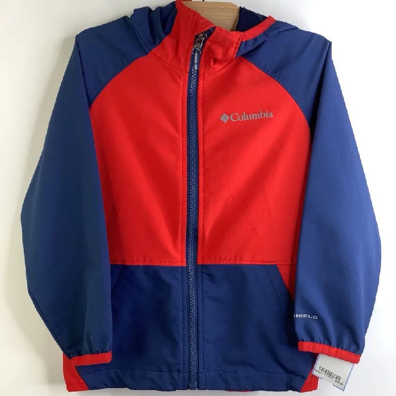 Size 4-5: Columbia Red & Blue Zip-up Jacket Refined Men's Hand