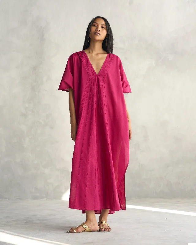 Tulum Kaftan - Berry Relaxed Men's Beach