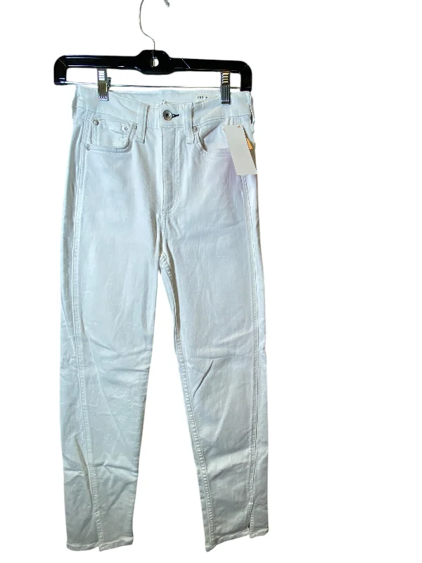 Jeans Straight By Rag & Bones Jeans In White, Size: 24 Vintage Men's 1970S Disco