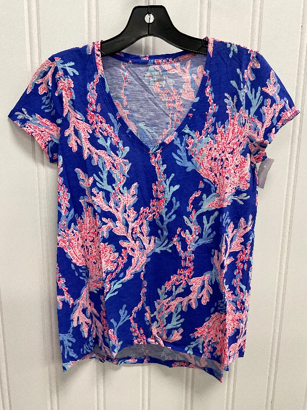 Top Short Sleeve Designer By Lilly Pulitzer In Multi-colored, Size: Xxs Confident Men's Power