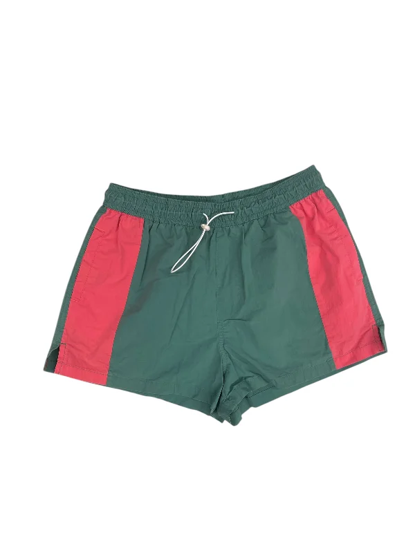 Shorts By Wild Fable In Green & Pink, Size:M Sporty Men's Athleisure 