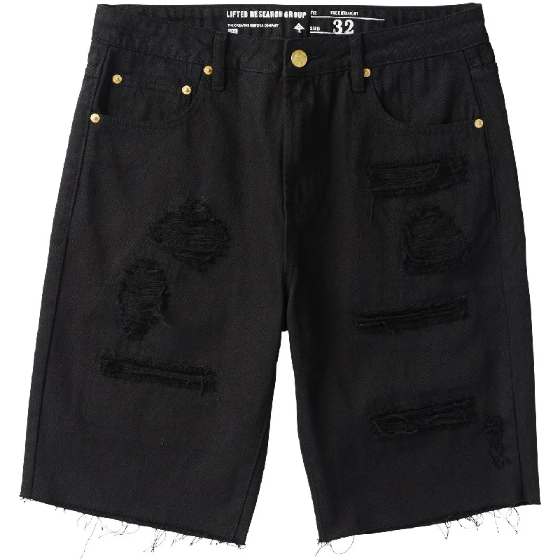 REAPER JEAN SHORTS - BLACK Refined Men's Hand