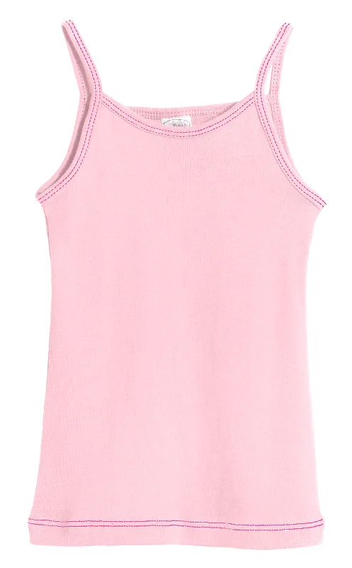 Girls Soft Cotton Camisole | Pink Trendy Men's Scandinavian