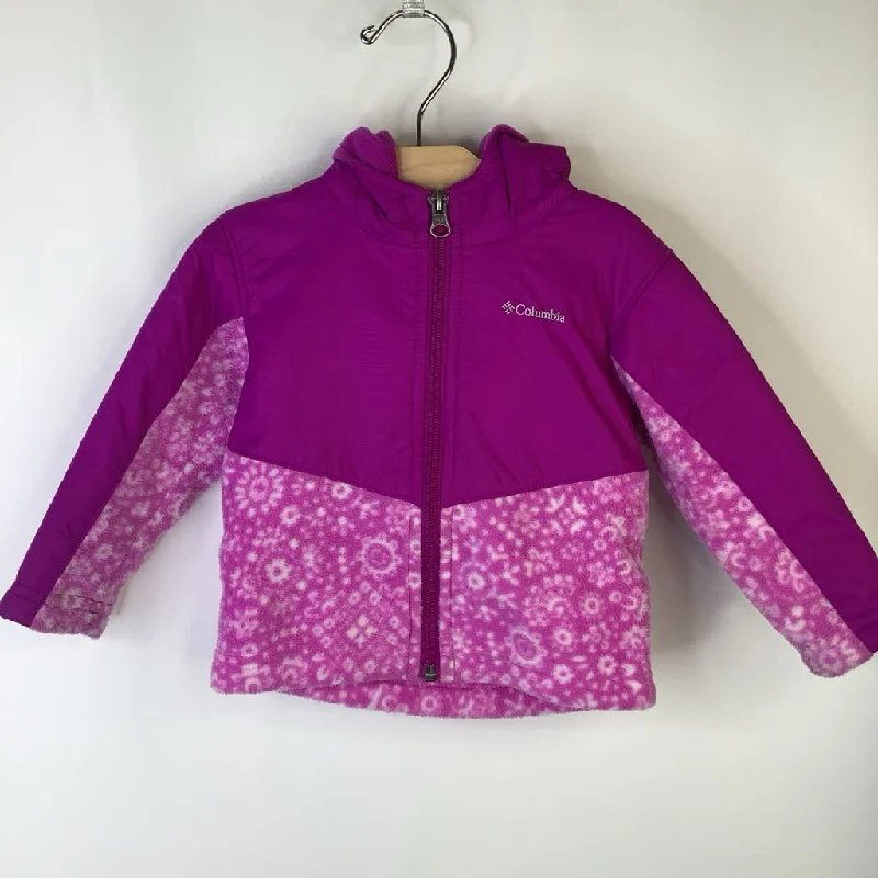 Size 12-18m: Columbia Magenta Fleece Coat Artistic Men's Avant