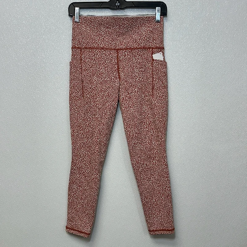 Rust Athletic Leggings Athleta, Size S Street