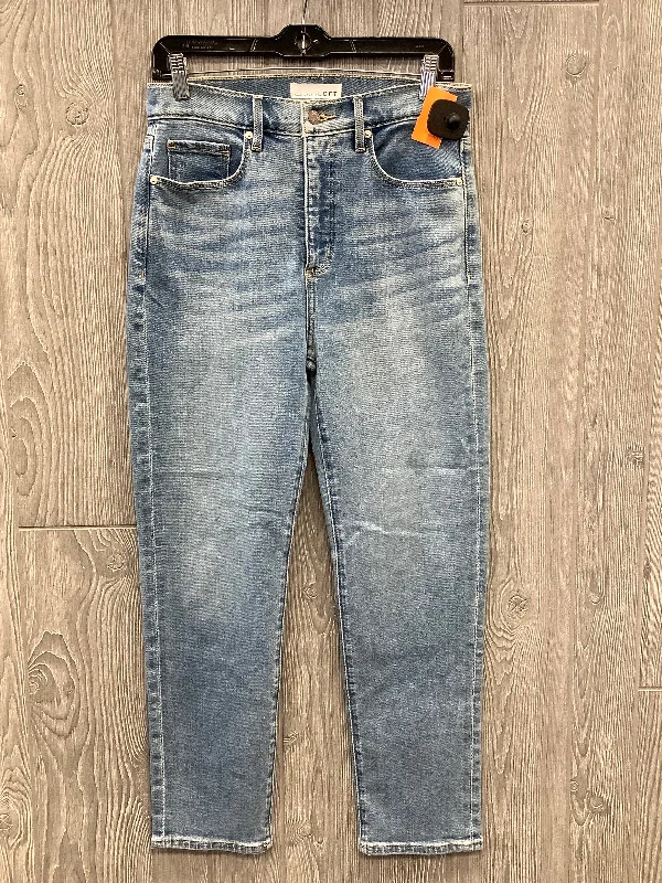 Jeans Straight By Loft In Blue Denim, Size: 2 British Gentleman Style