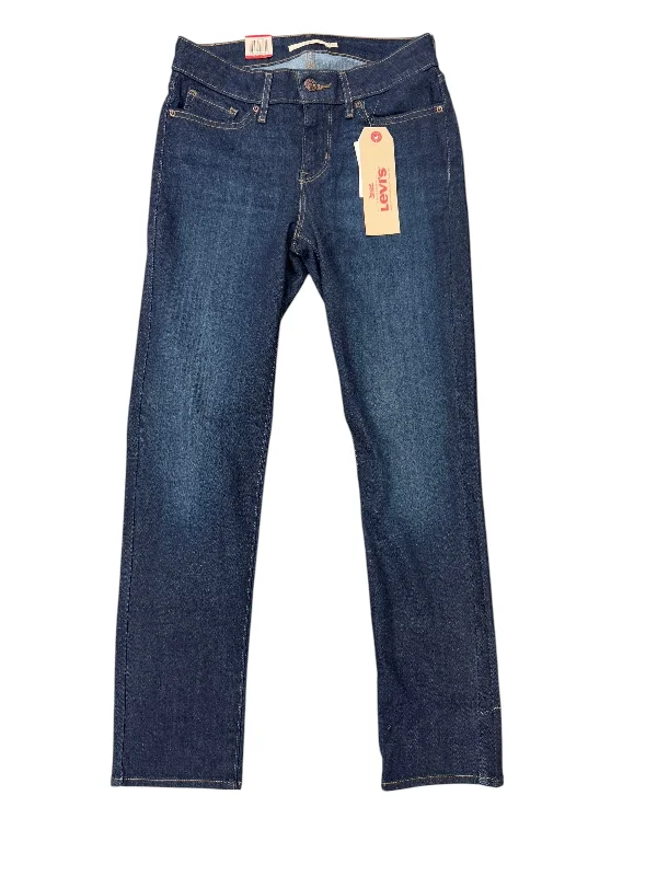 Jeans Skinny By Levis In Blue Denim, Size: 6 Trendy Men's Oversized