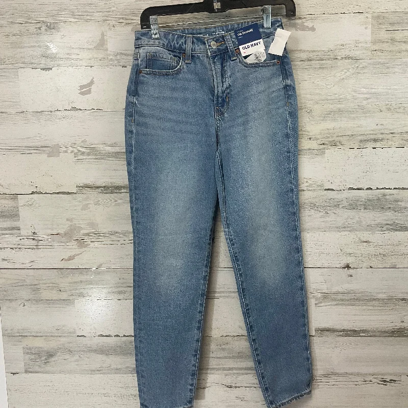 Jeans Boot Cut By Old Navy In Blue Denim, Size: 0 Monochromatic Office Style