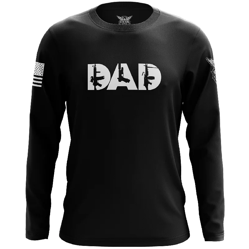 Gun Dad Long Sleeve Shirt Traditional Men's Country