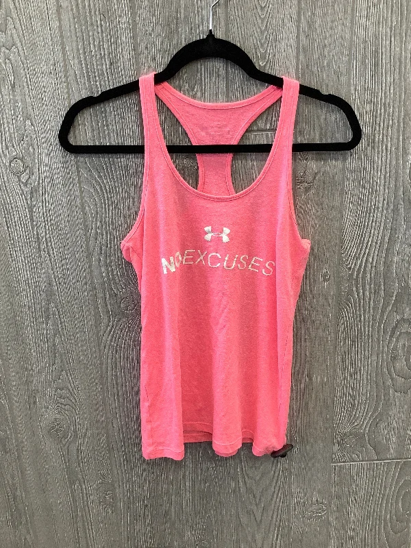 Athletic Tank Top By Under Armour In Pink, Size: S Elegant Men's Formal 