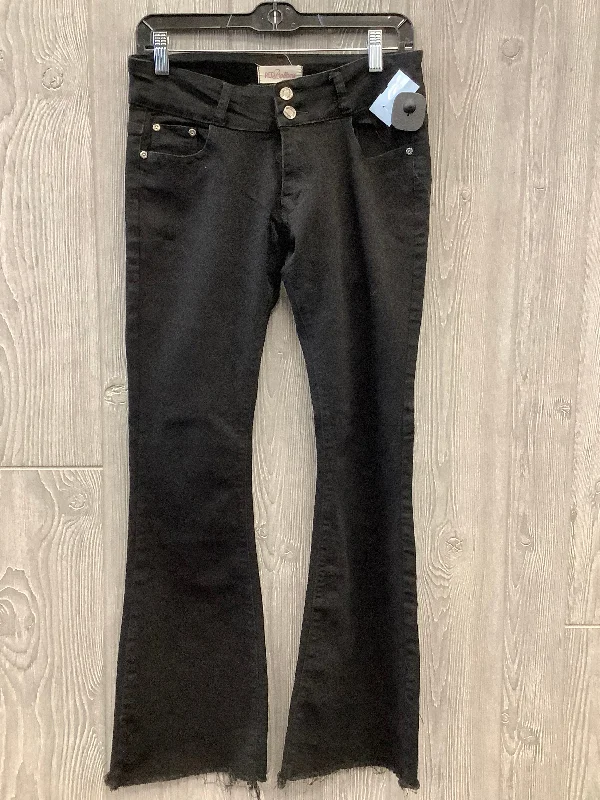 Jeans Skinny By Clothes Mentor In Black Denim, Size: 6 Monochromatic Office Style