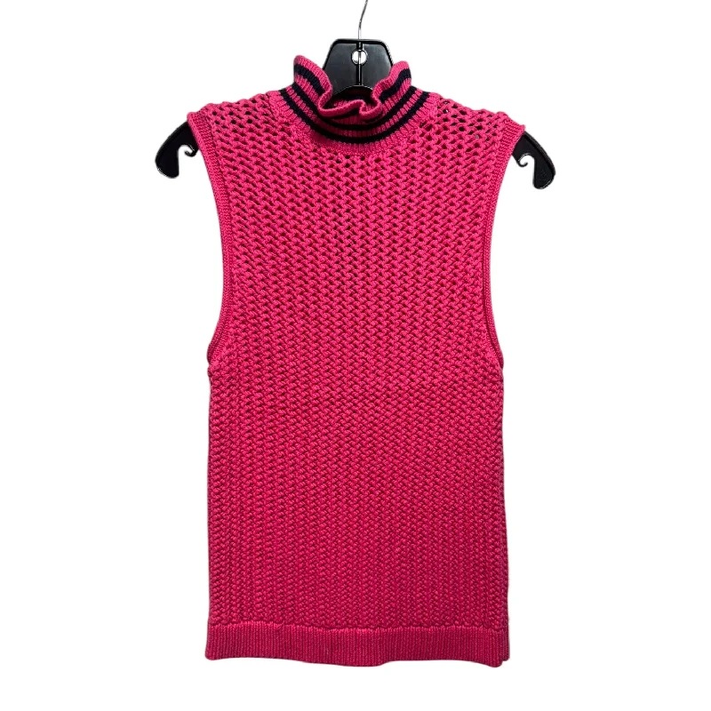 Knit Top Sleeveless By J. Crew In Pink, Size: S Unique Men's Patch