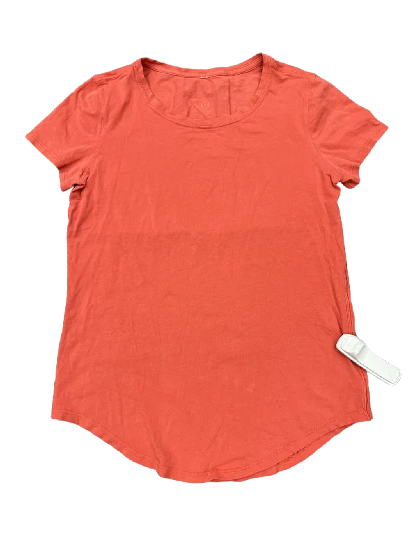 Athletic Top Short Sleeve By Lululemon  Size: 2 Gym